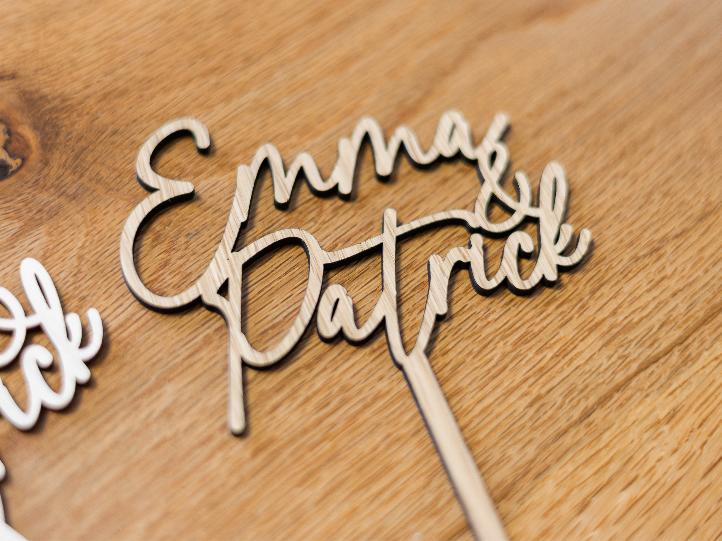 Caketopper mit euren Namen